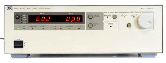 HP Agilent Keysight 6032A System Autoranging DC Power Supply, 60V, 50A 1.2 kW